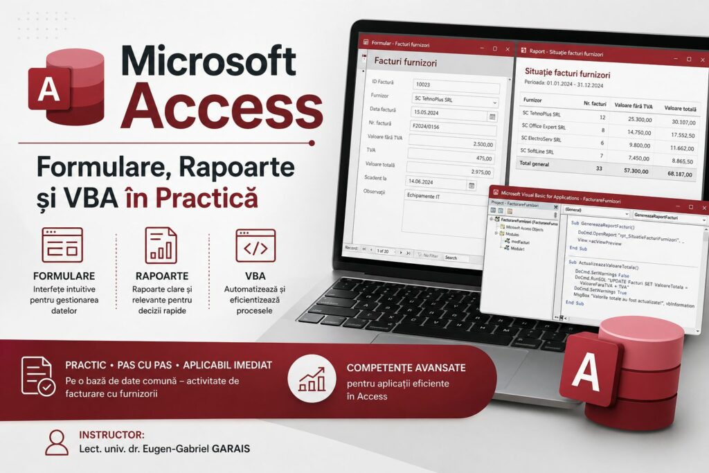 Microsoft Access – Formulare, Rapoarte și VBA în Practică - RAU Academy ...